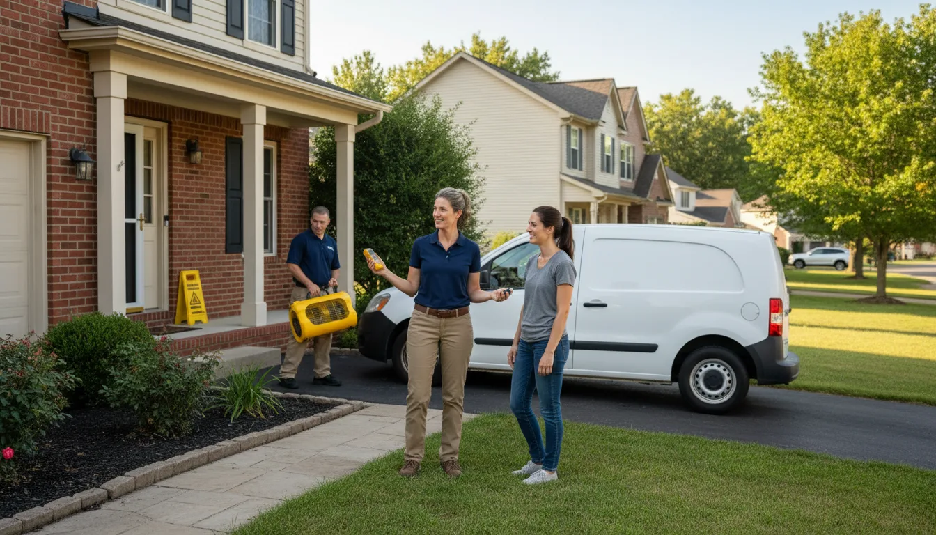 Residential water damage restoration in Iroquois, SD